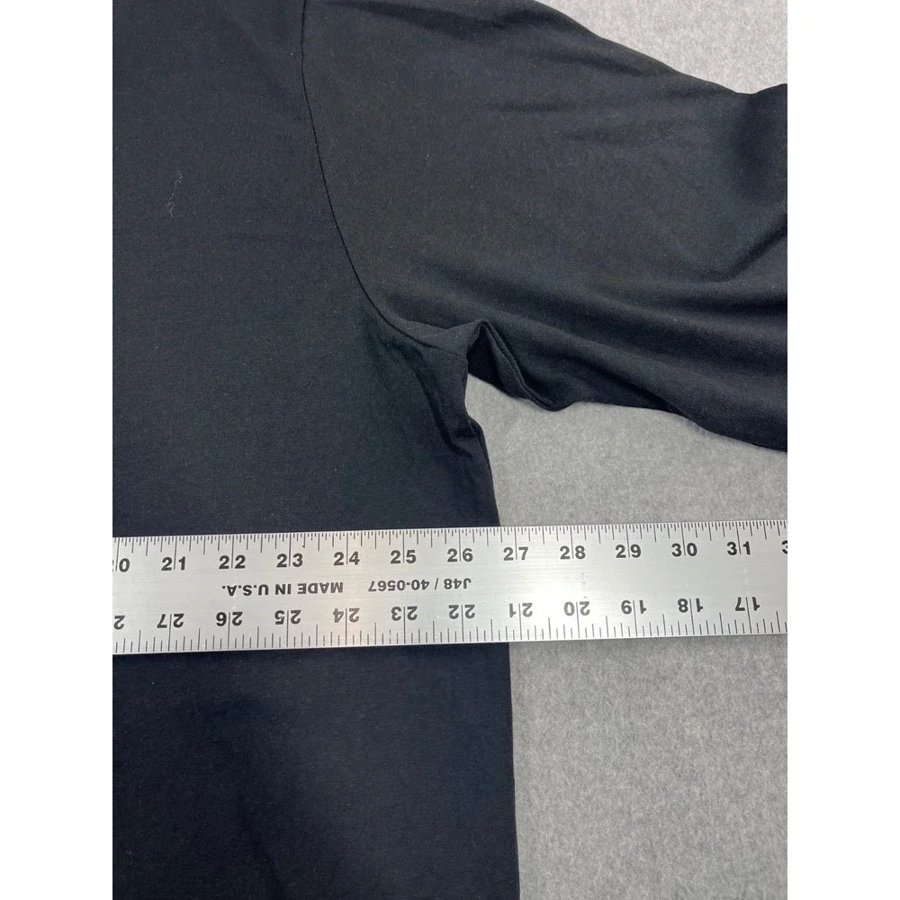 The North Face Logo Play Shirt Mens 2XL Black Long Sleeve Crew Neck Standard Fit